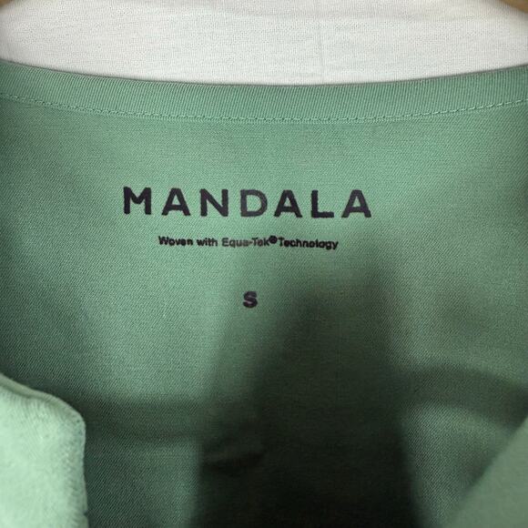 Mandala Scrub Top Oasis Green Women's Small Pockets Nursing Medical Equa-Tek - Picture 5 of 8